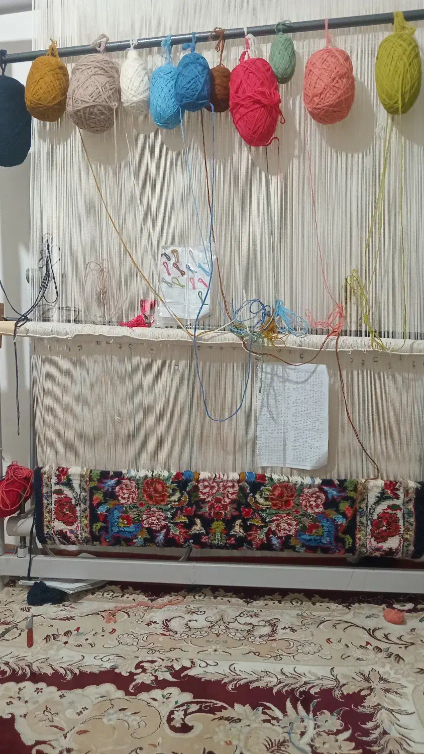 فرش زرع ونیم دوپو|فرش|ملایر, |دیوار