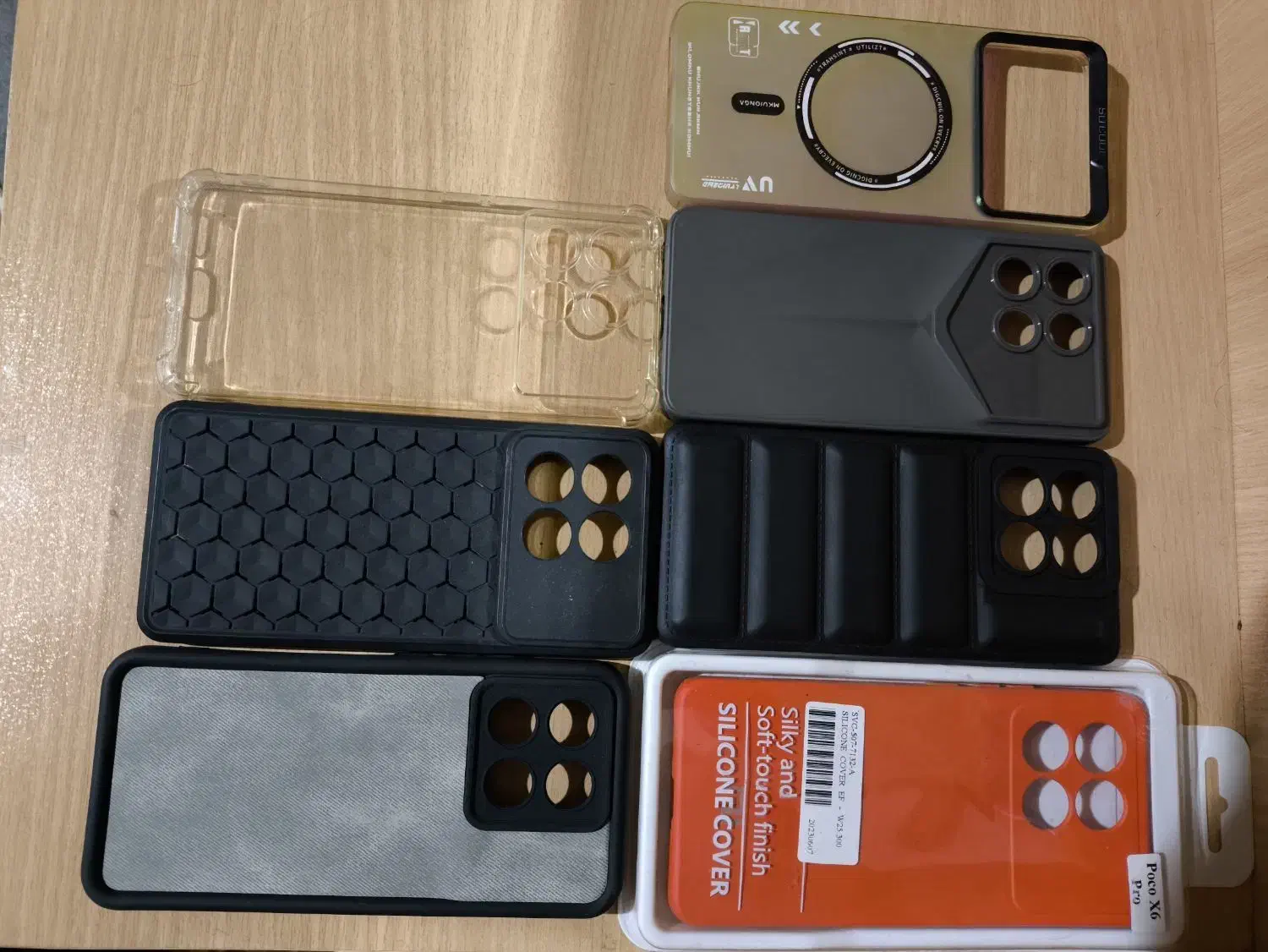 بک کاور poco x6 pro|لوازم جانبی موبایل و تبلت|شیراز, باغ تخت|دیوار