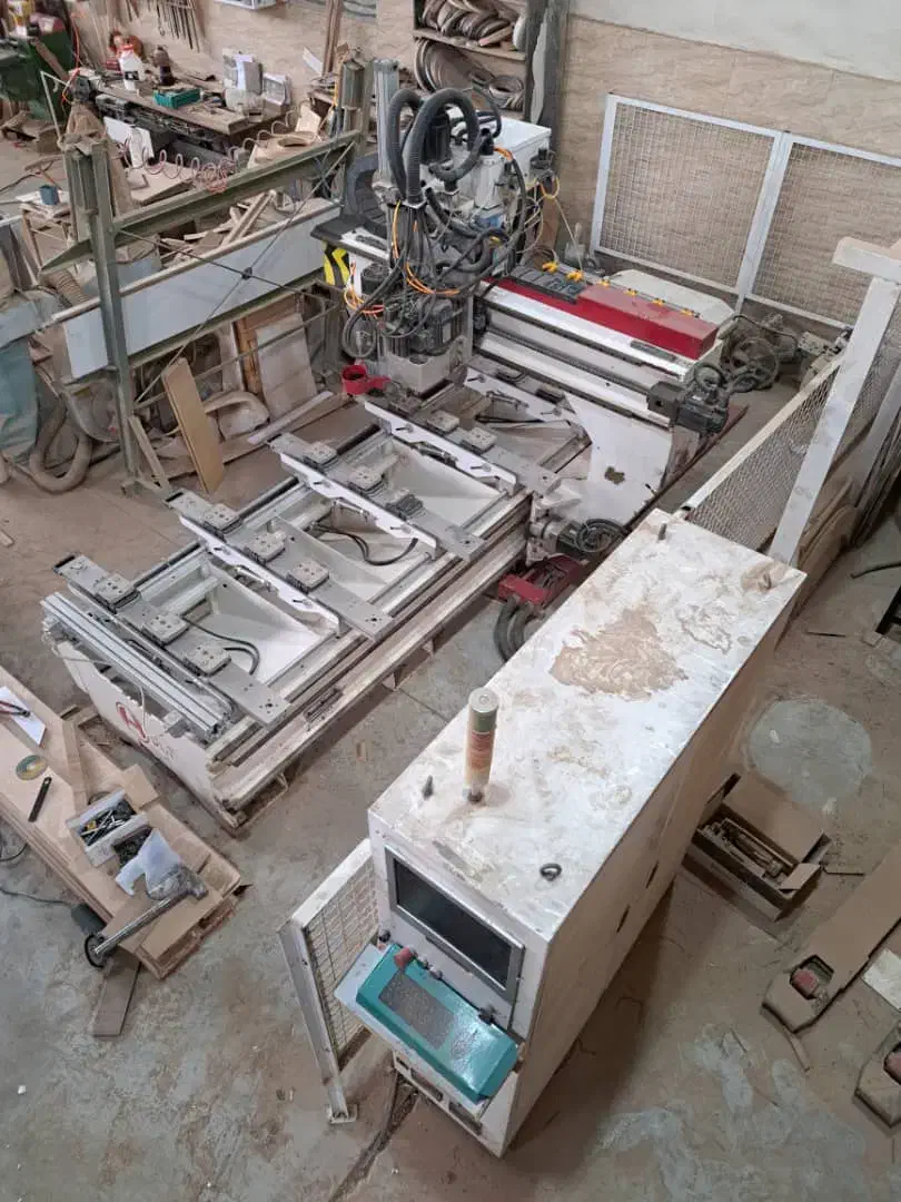 فروش دستگاه cnc حرفه ای 13 ابزاره + 2 اره+ اسپیندل|ماشین‌آلات صنعتی|پردیس, فاز ۶|دیوار
