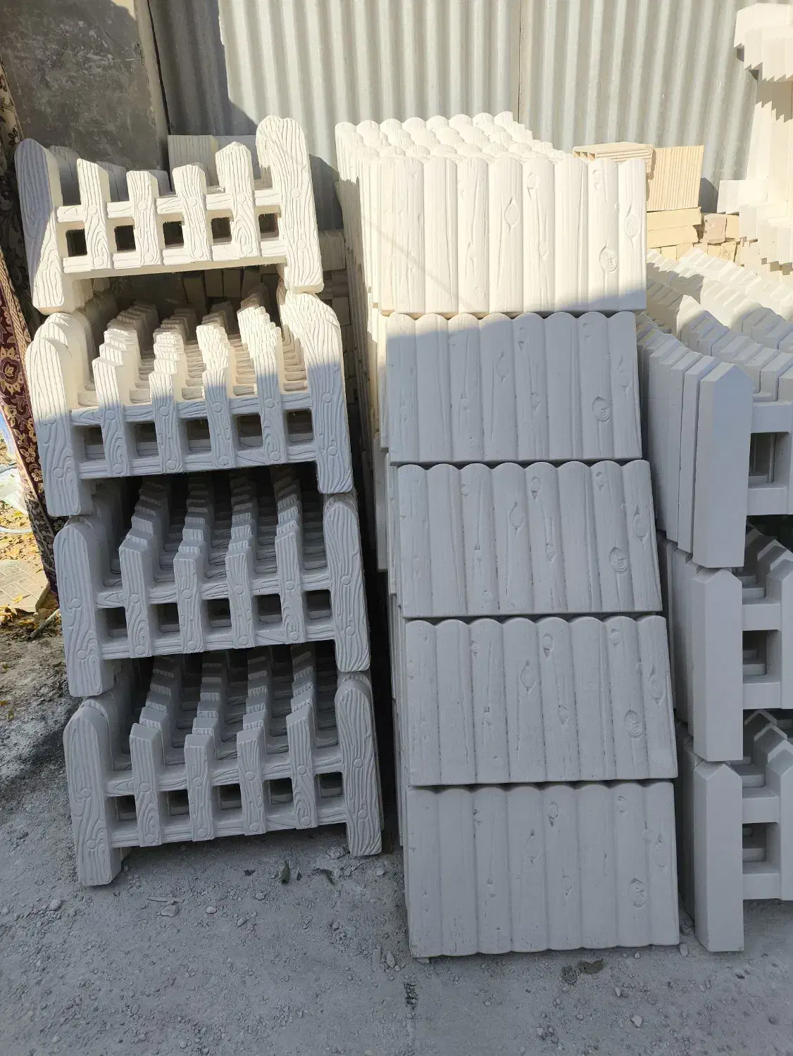 تولید و فروش انواع نرده بتنی دورباغچه ای|مصالح و تجهیزات ساختمان|فلاورجان, |دیوار