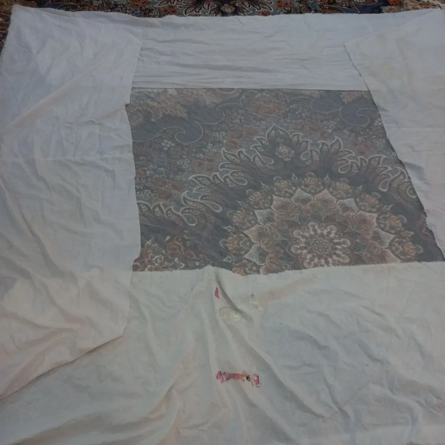 پرده ( پشه بند آستر داره) قیمت ۳۰۰هزار|پرده، رانر، رومیزی|قم, علی آباد سعدگان|دیوار