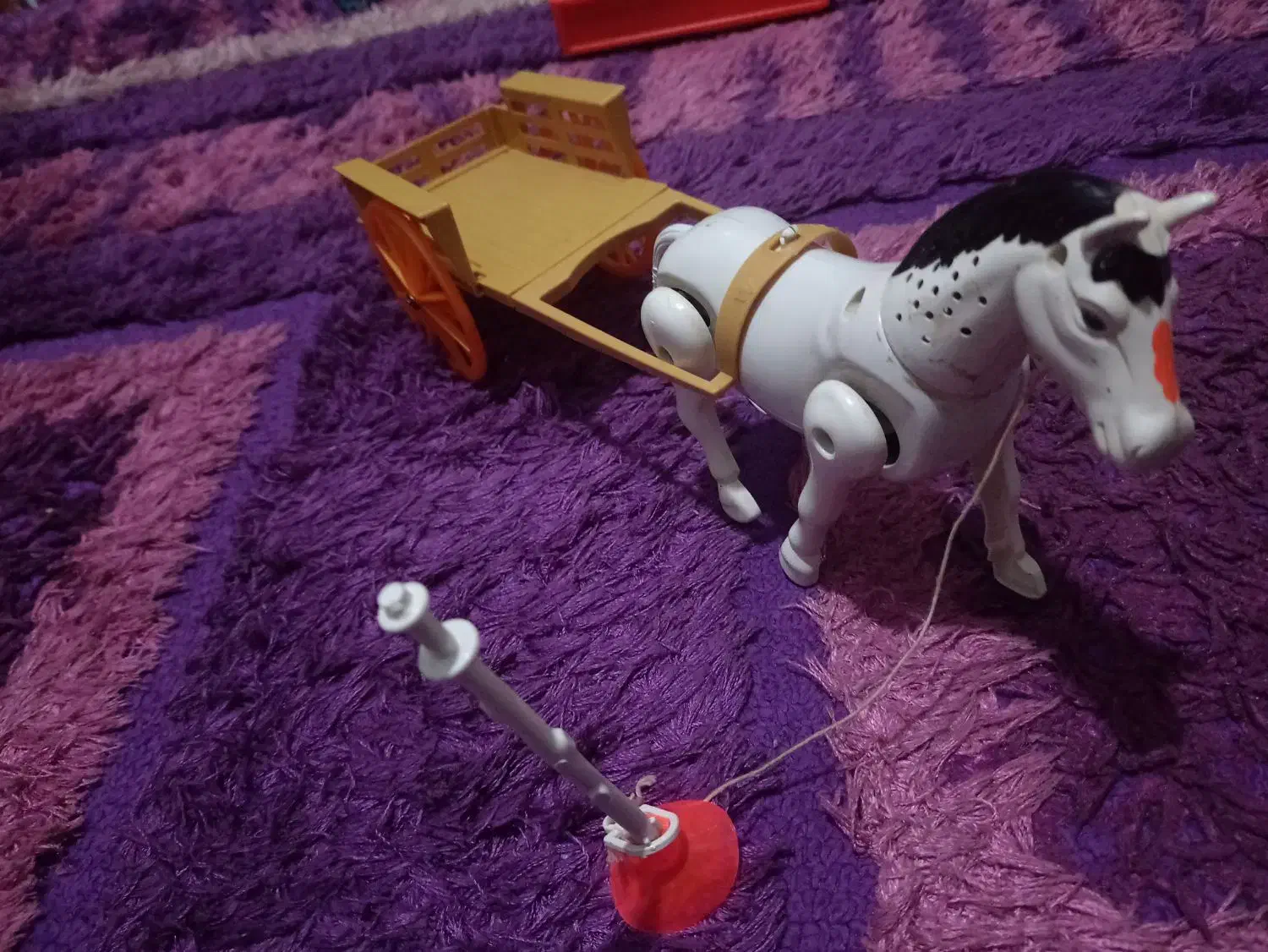 قوقول دوقول  . اسب  شیپور|اسباببازی|رشت, کوی مهر|دیوار