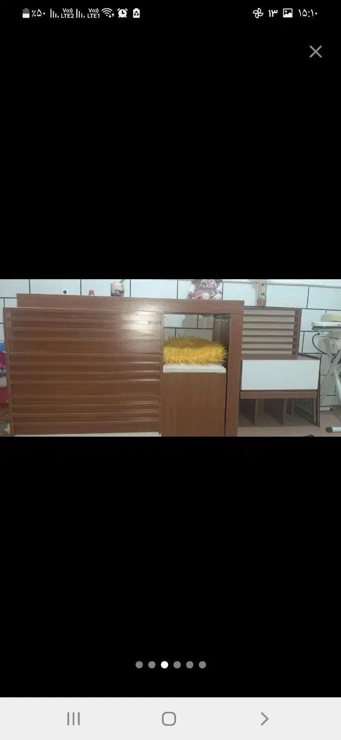 سرویس اتاق خواب نو تخت باز نشده راش|تخت و سرویس خواب|ساوه, |دیوار