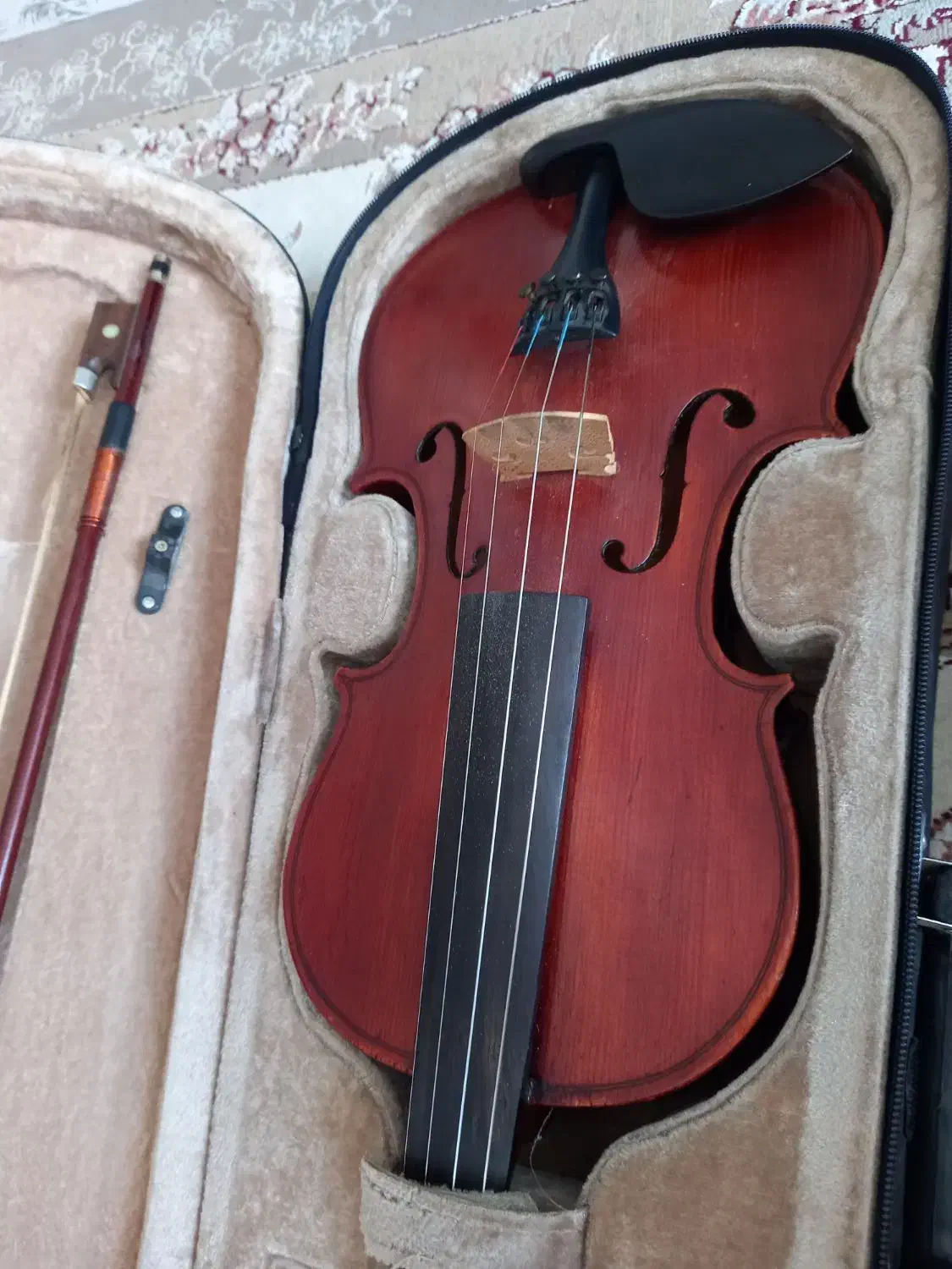 سنتور و ویلن دستساز جنس چوب گردو|سازهای سنتی|خمینیشهر, |دیوار