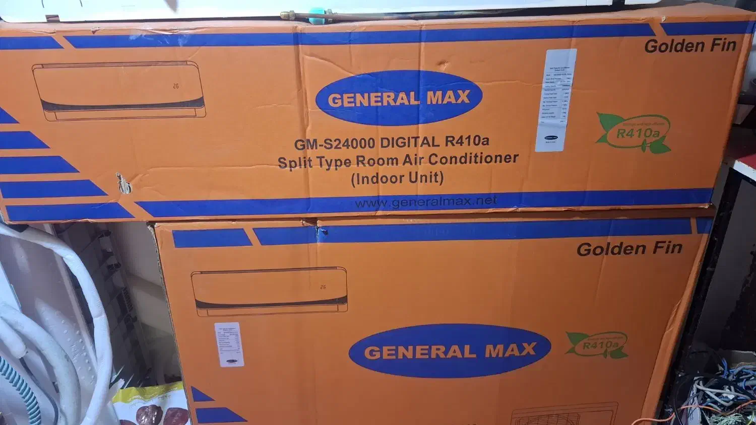 اسپیلت۲۴ هزار جنرال مکس.نو و آکبند|کولر گازی و فنکوئل|کنارک, |دیوار