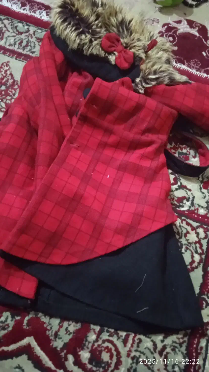 پالتو مناسب تاسن ده ذیازده ساله جنس  دورو خوب|لباس|ایذه, |دیوار