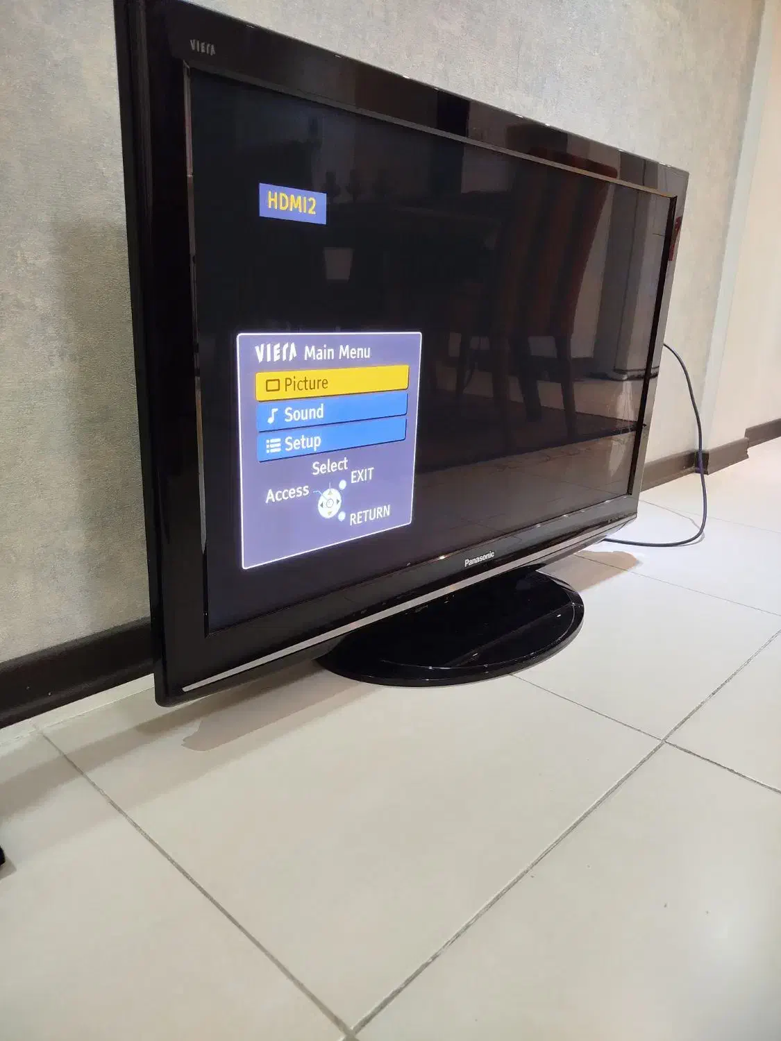 تلویزیون پاناسونیک پلاسما ۴۲ اینچ|تلویزیون و پروژکتور|شیراز, درکی|دیوار
