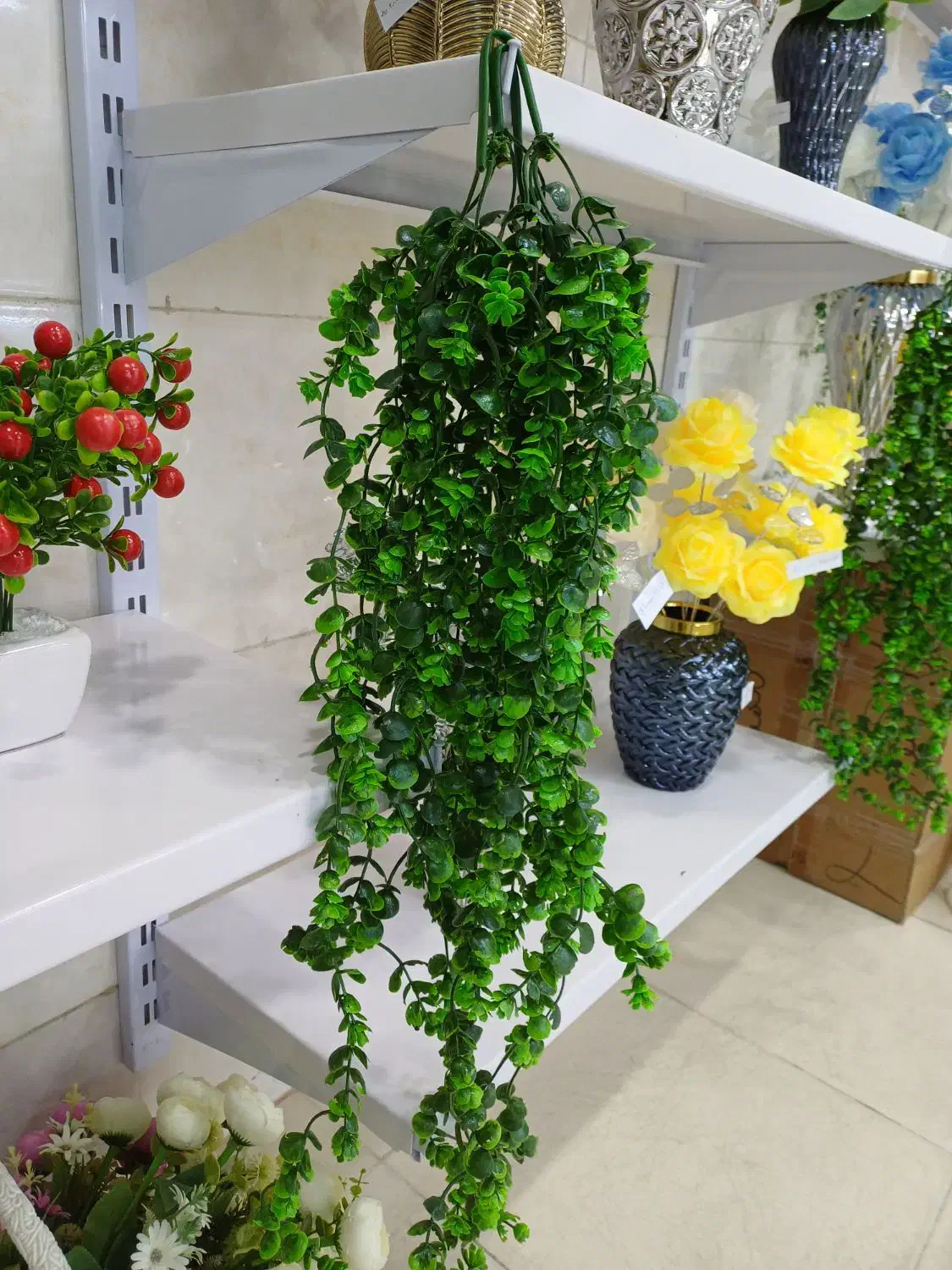 ریسه و گلدان ریسه ای|گل مصنوعی|اهواز, گلستان|دیوار