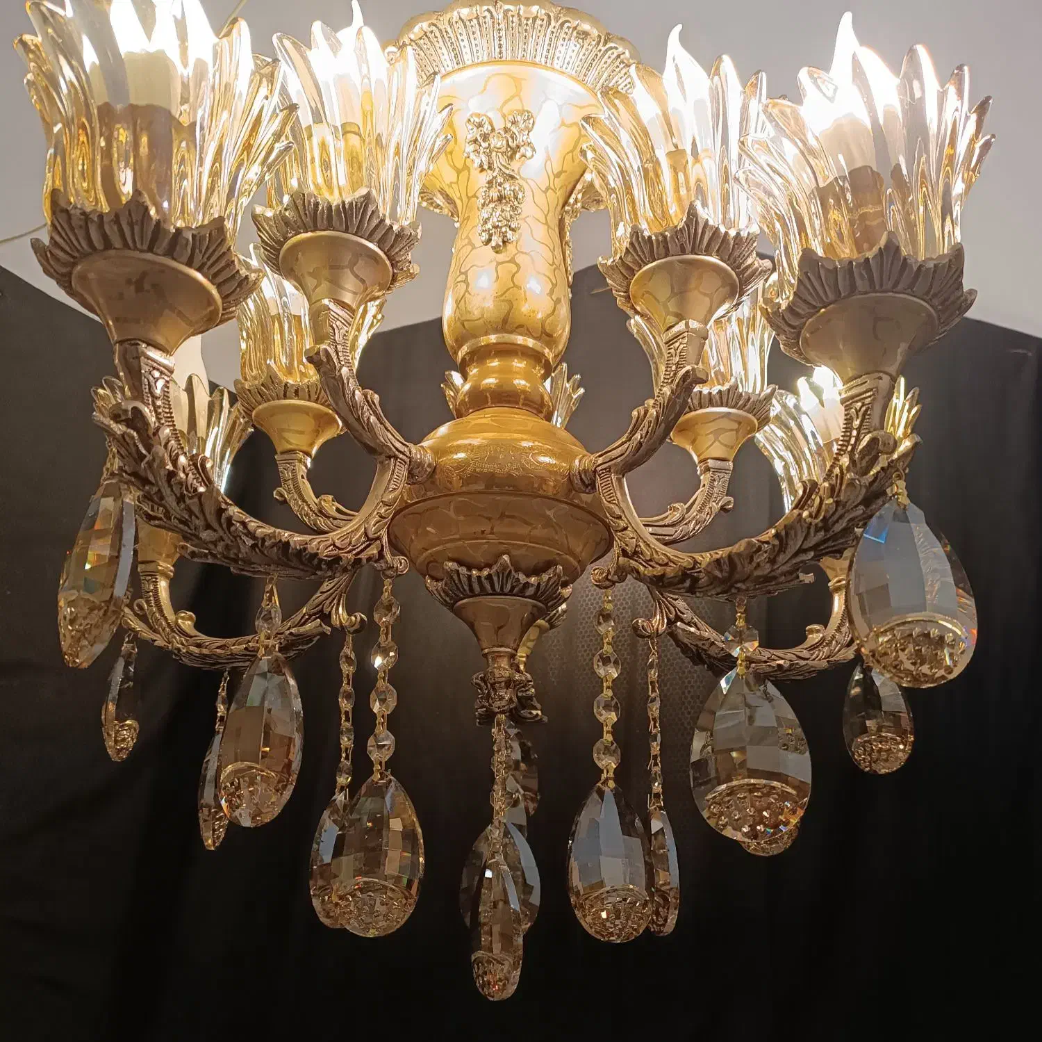 لوستر برنز|لوستر و چراغ آویز|اردبیل, |دیوار