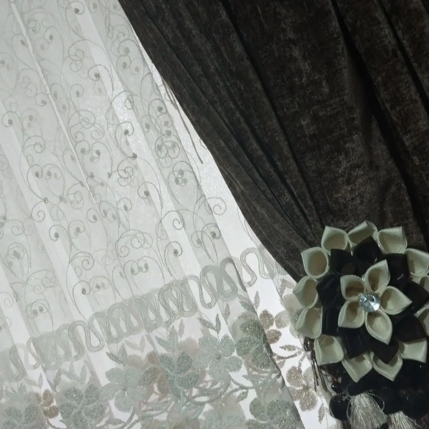 یک جفت پرده پذیرایی|پرده، رانر، رومیزی|مزرعه کتول, |دیوار