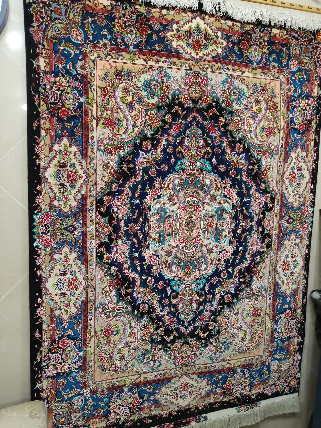 قالیچه تبریز جفت|فرش|قم, باجک یک|دیوار