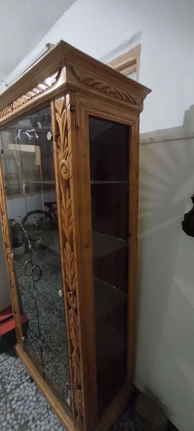 بوفه چوبی|بوفه، ویترین، کنسول|آمل, |دیوار