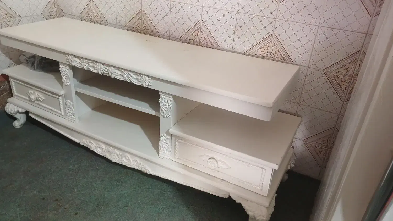 جاکفشی تمیز و سالم به همراه میزtv|جاکفشی، کمد، دراور|اسفراین, |دیوار