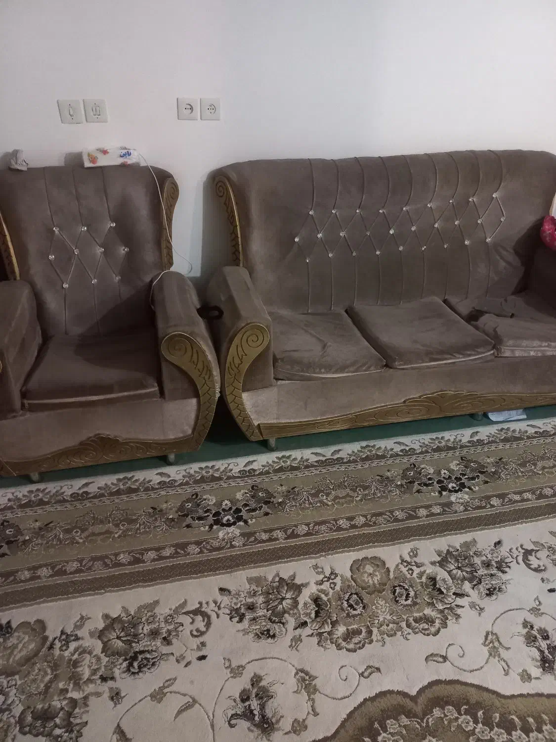 مبل و میز عسلی کارکرده|مبلمان خانگی و میز عسلی|سیرجان, |دیوار