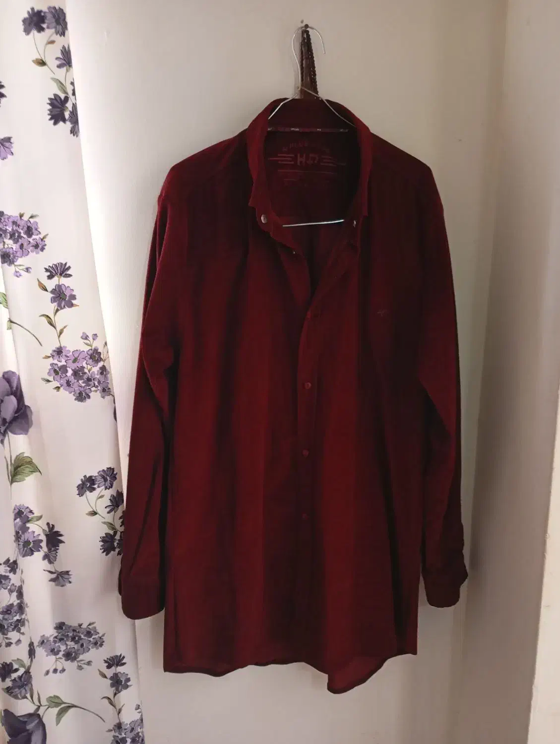 مانتو مخمل زرشکی|لباس|گرگان, |دیوار