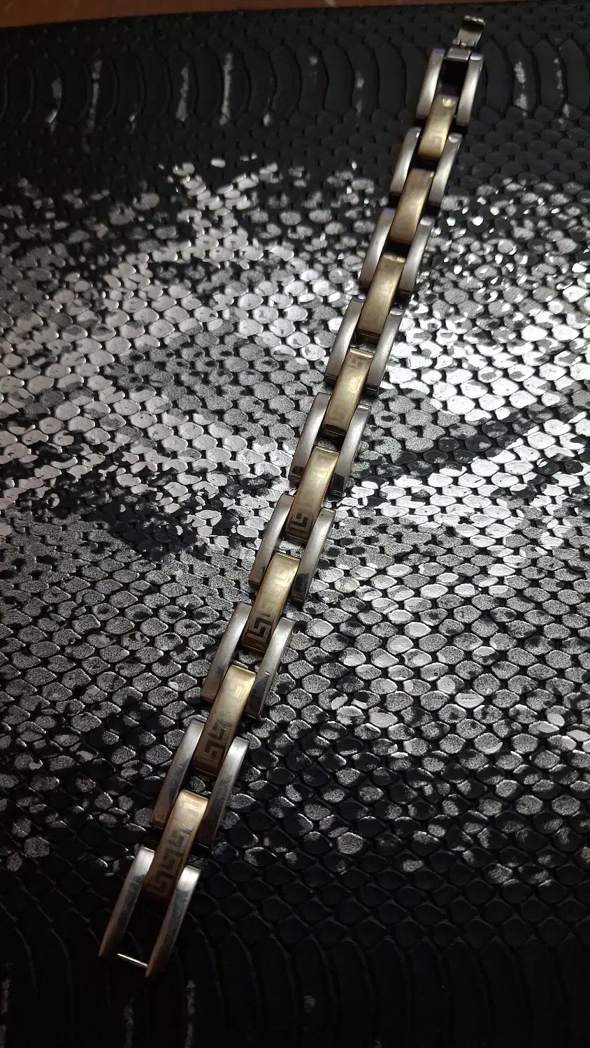 دستبند تمام استیل مدل دو رنگ|بدلیجات|تهران, شاهین|دیوار