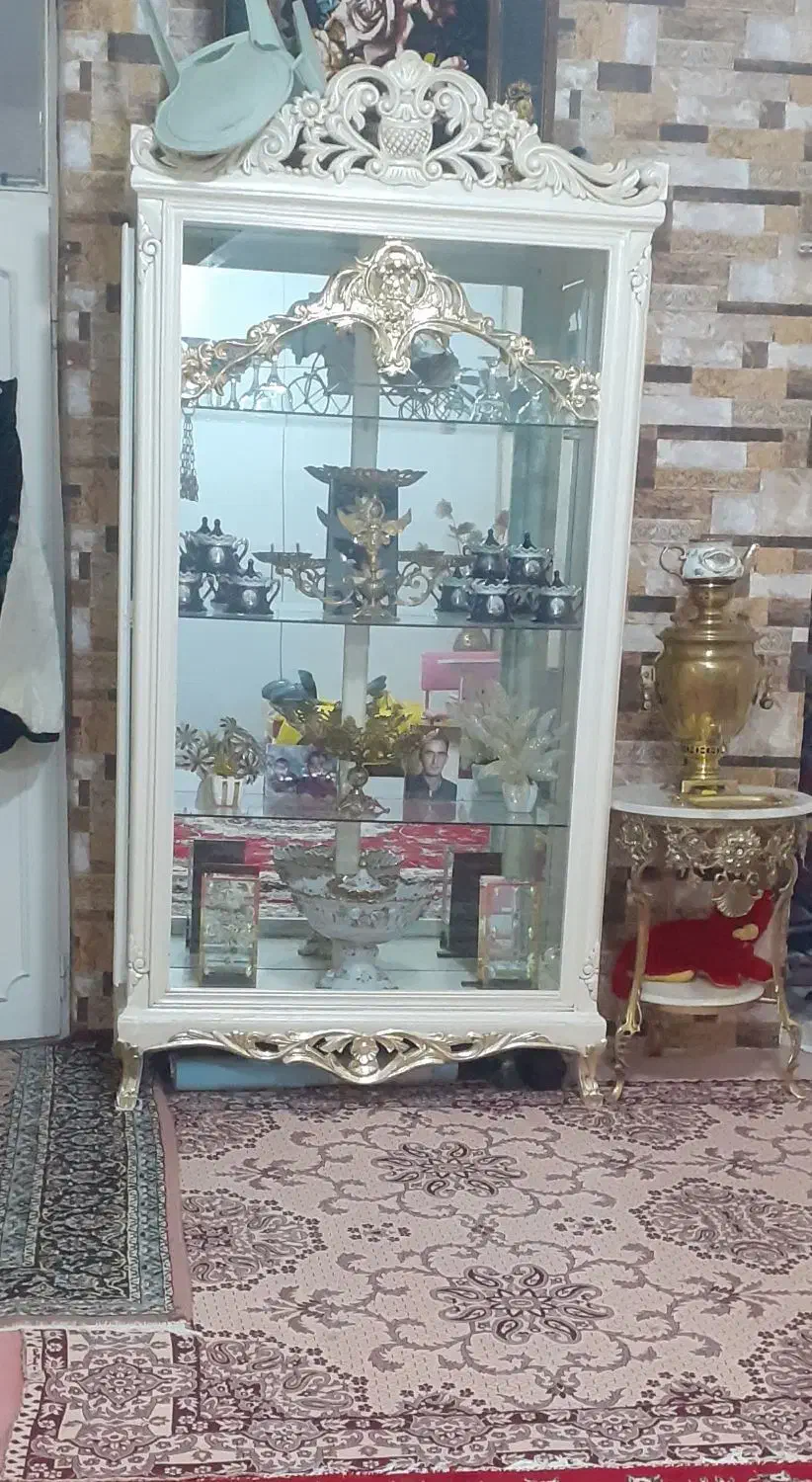 فروش بوفه چوبی سلطنتی|بوفه، ویترین، کنسول|تبریز, |دیوار