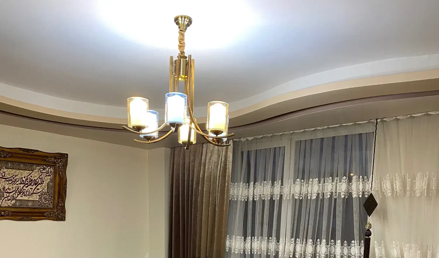 لوستر نو|لوستر و چراغ آویز|تبریز, |دیوار