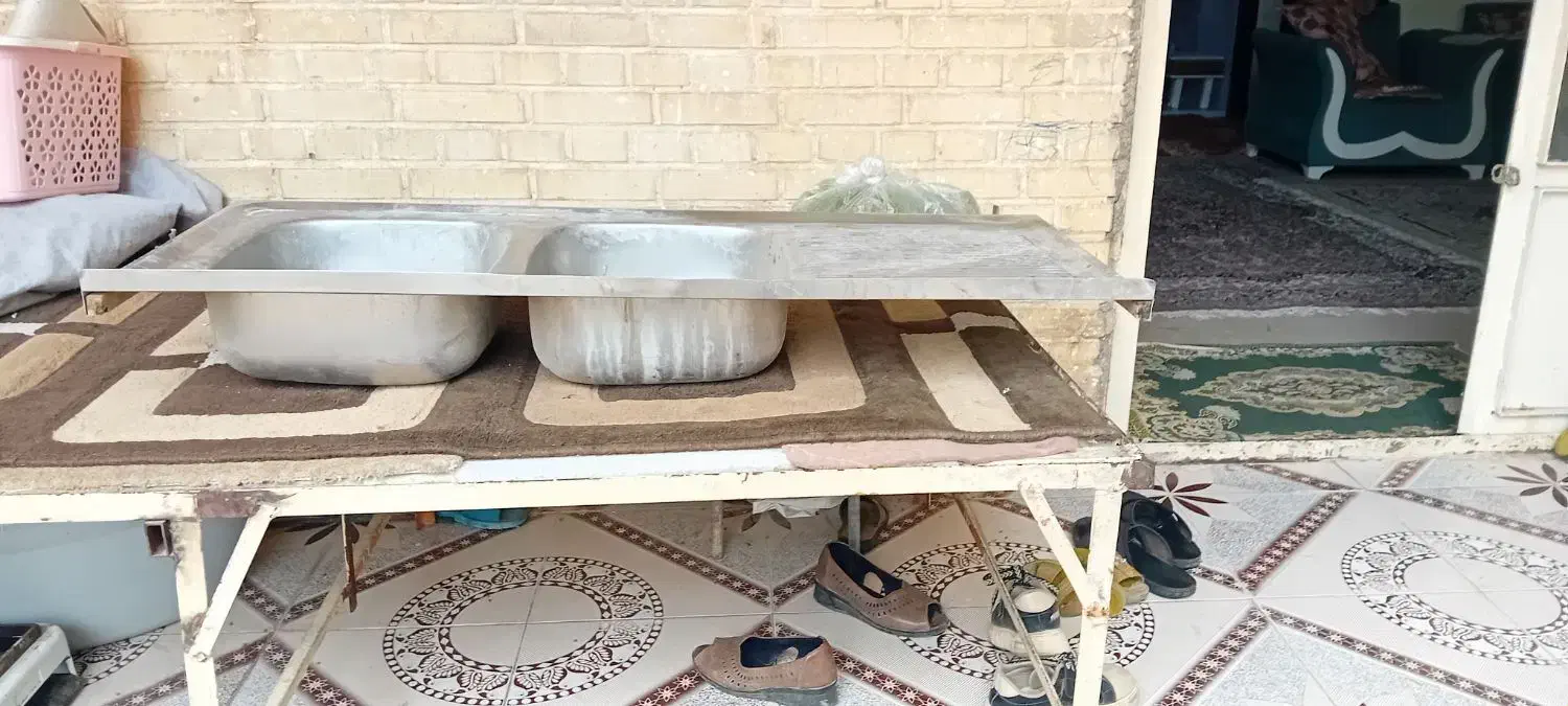 سلام یه عدد سینک ظرفشویی سالم و در حد نو|لوازم سرویس بهداشتی|شوش, |دیوار