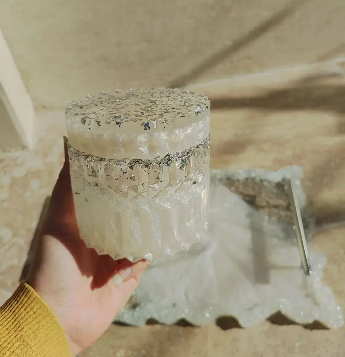 قندان رزینی|ظروف سرو و پذیرایی|قشم, |دیوار