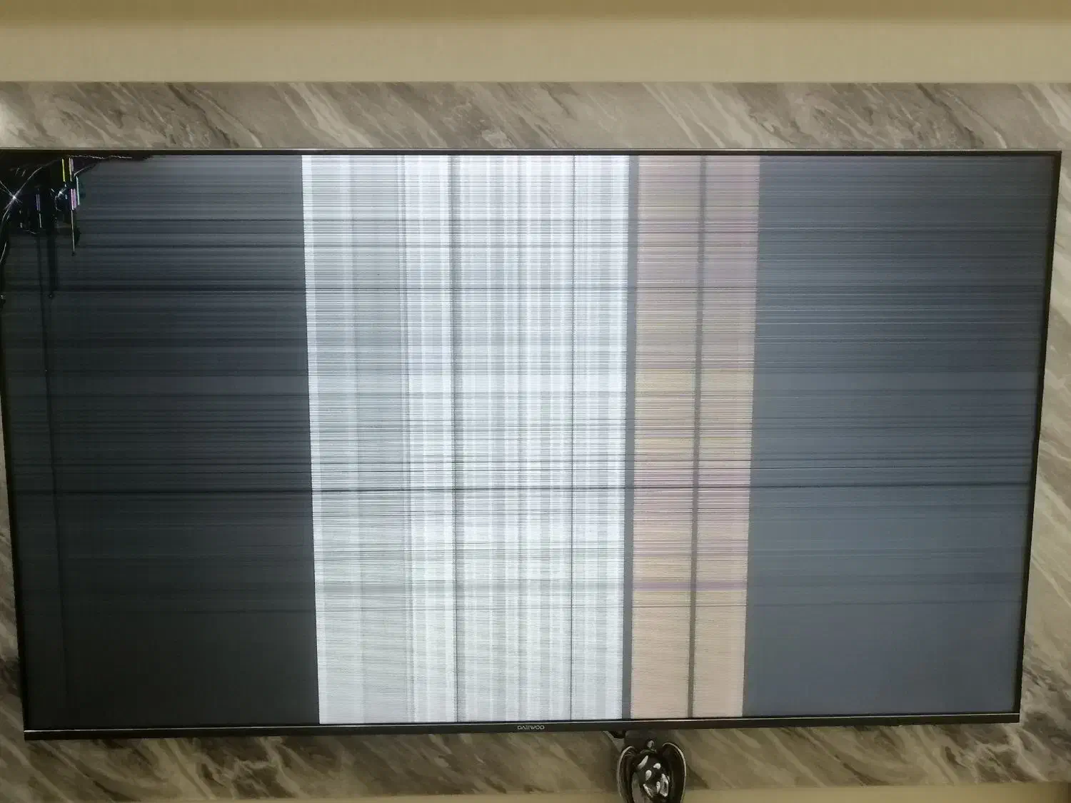 تلوزیون 75 اینچ دوو 4k|تلویزیون و پروژکتور|اسلام‌شهر, شهرک قائمیه|دیوار