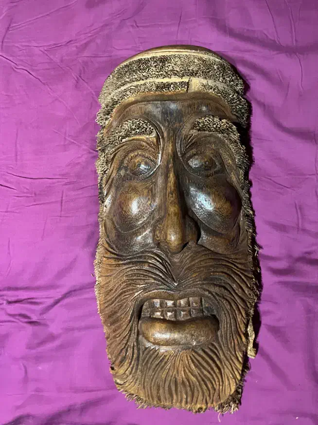 دیوار کوب چوبی طرح صورت|صنایع دستی و سایر لوازم تزئینی|تهران, سازمان برنامه جنوبی|دیوار