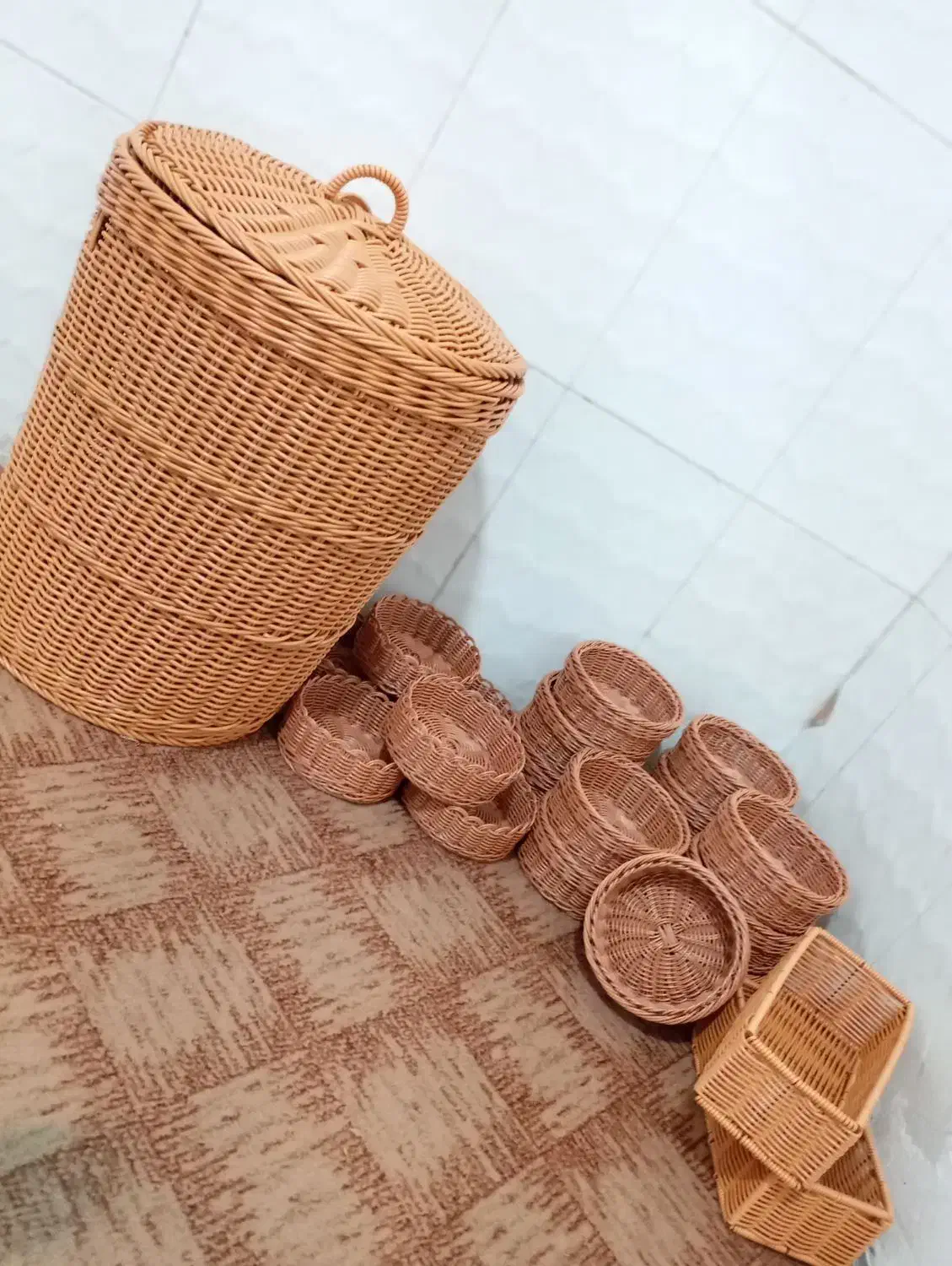 سبد حصیری|صنایع دستی و سایر لوازم تزئینی|نیشابور, شهرک رضوی|دیوار