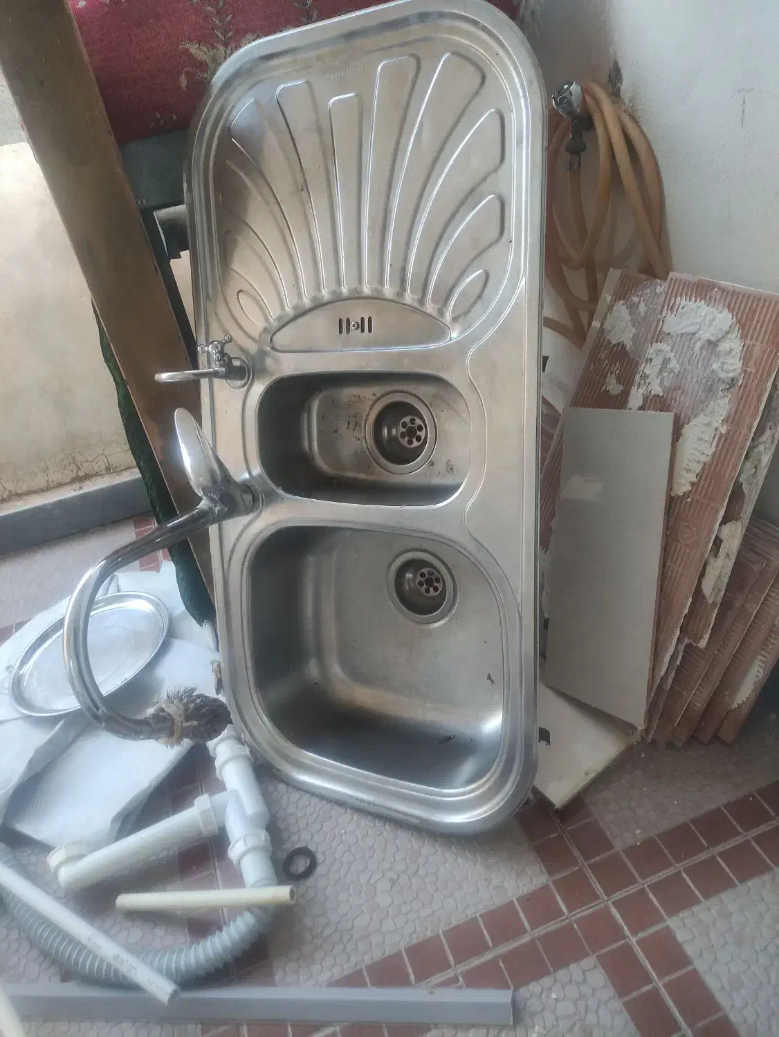 سینک ضخیم در حد نو قیمت3میلیون|مصالح و تجهیزات ساختمان|ماکو, |دیوار