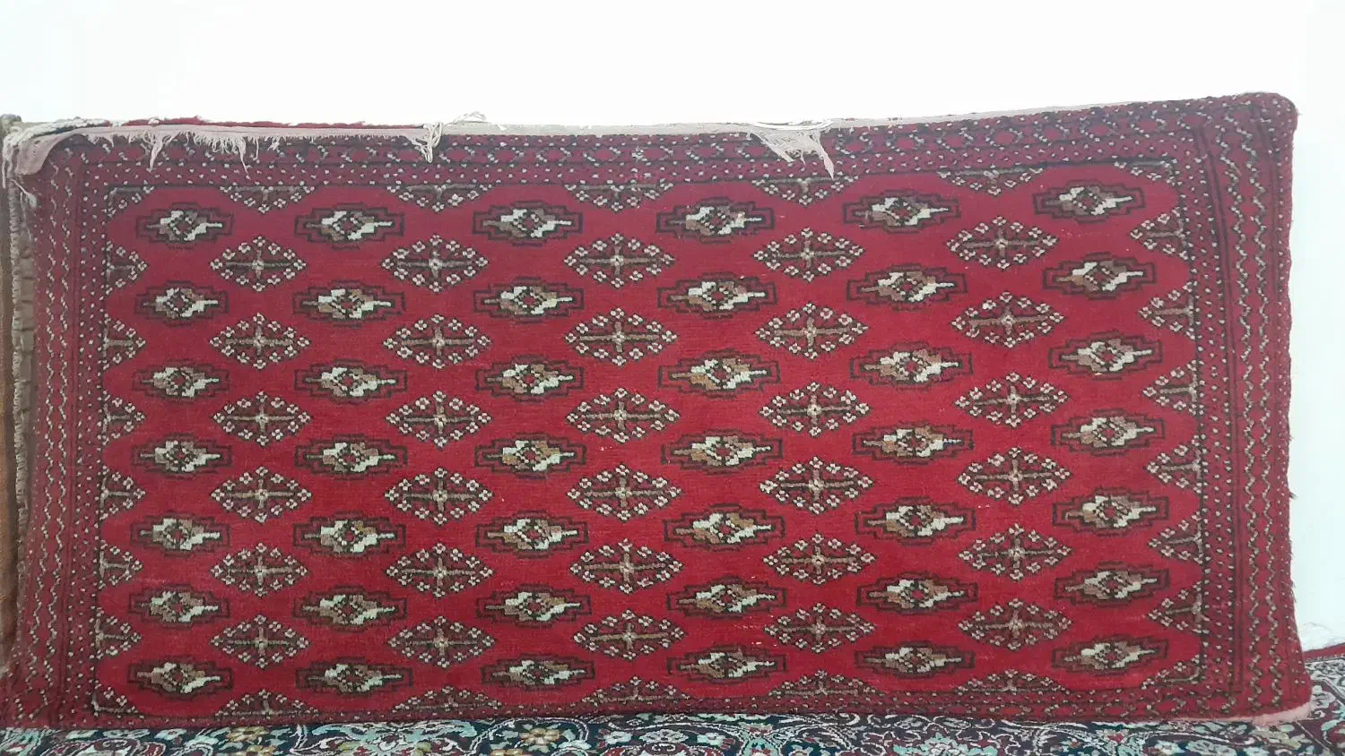 پشتی دستباف یک جفت|پشتی|محمدیه-قزوین, |دیوار