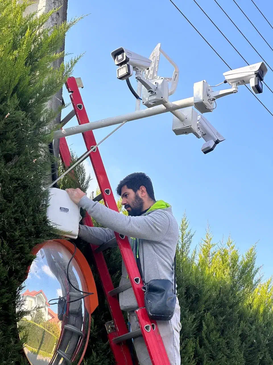 دوربین امنیتی پلاک خوان دید در شب رنگی فول اچ دی|دوربین مداربسته|چالوس, |دیوار