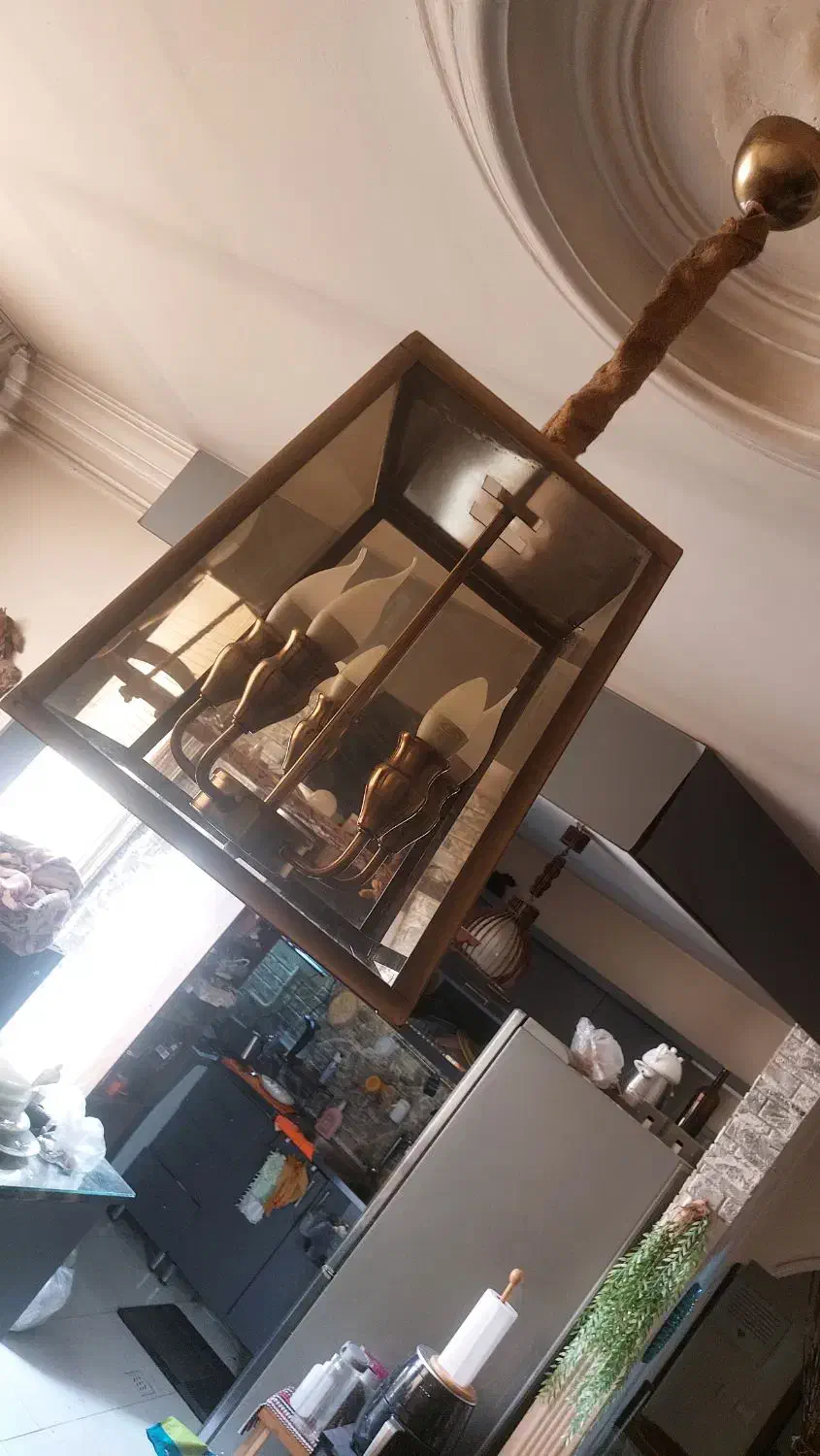 لوستر دو عدد با لامپهاش|لوستر و چراغ آویز|مشهد, فرهنگیان (شهرک غرب)|دیوار