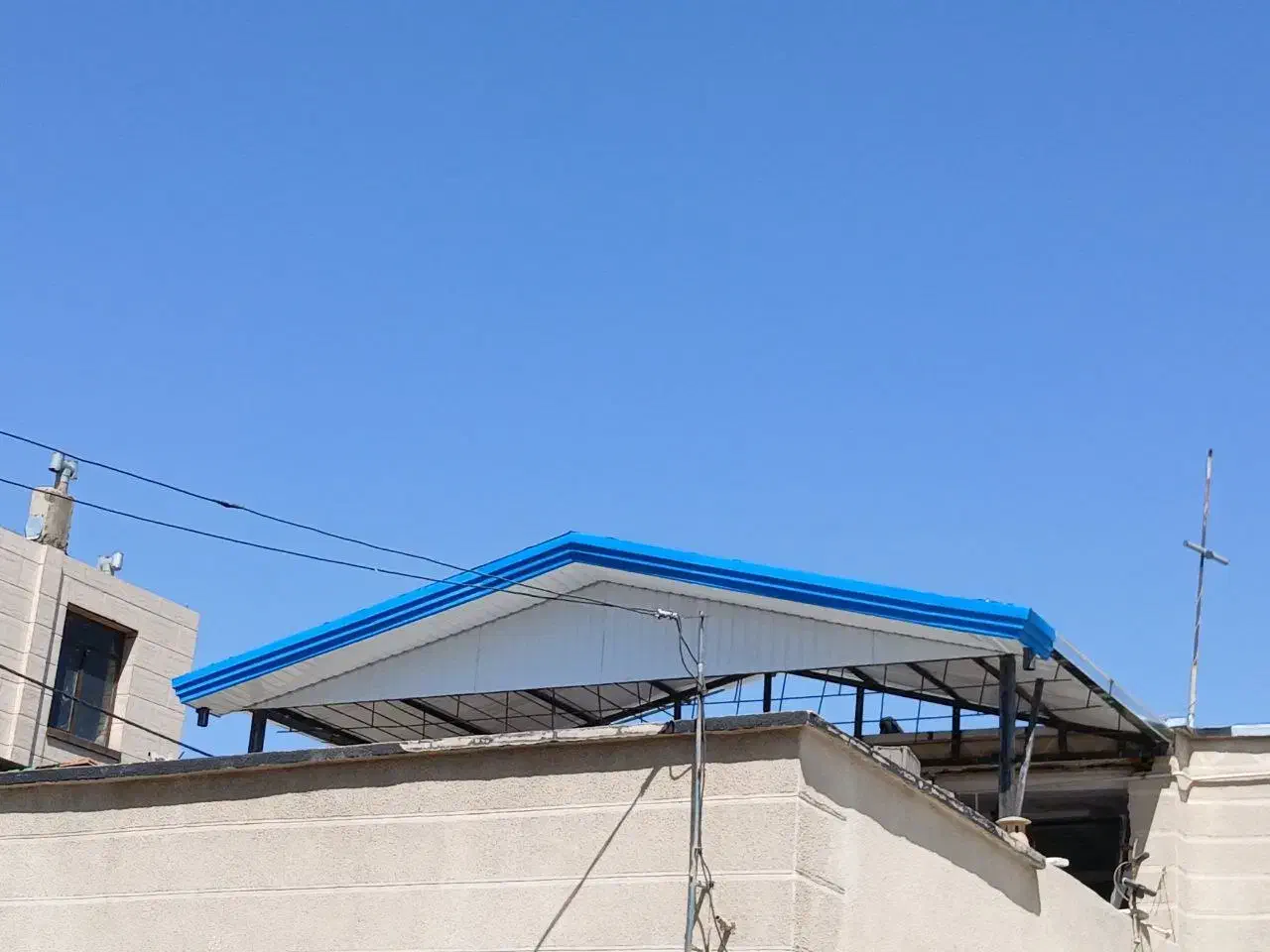 نصب سقف شیروانی و جوشکاری سیار|خدمات پیشه و مهارت|همدان, |دیوار