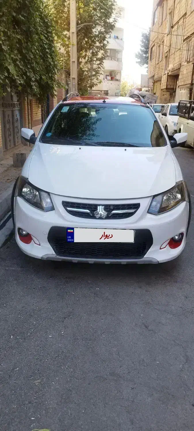 کوییک R مدل 1401سفید قرمز بی رنگ پلمپ|خودرو سواری و وانت|نسیم‌شهر, |دیوار