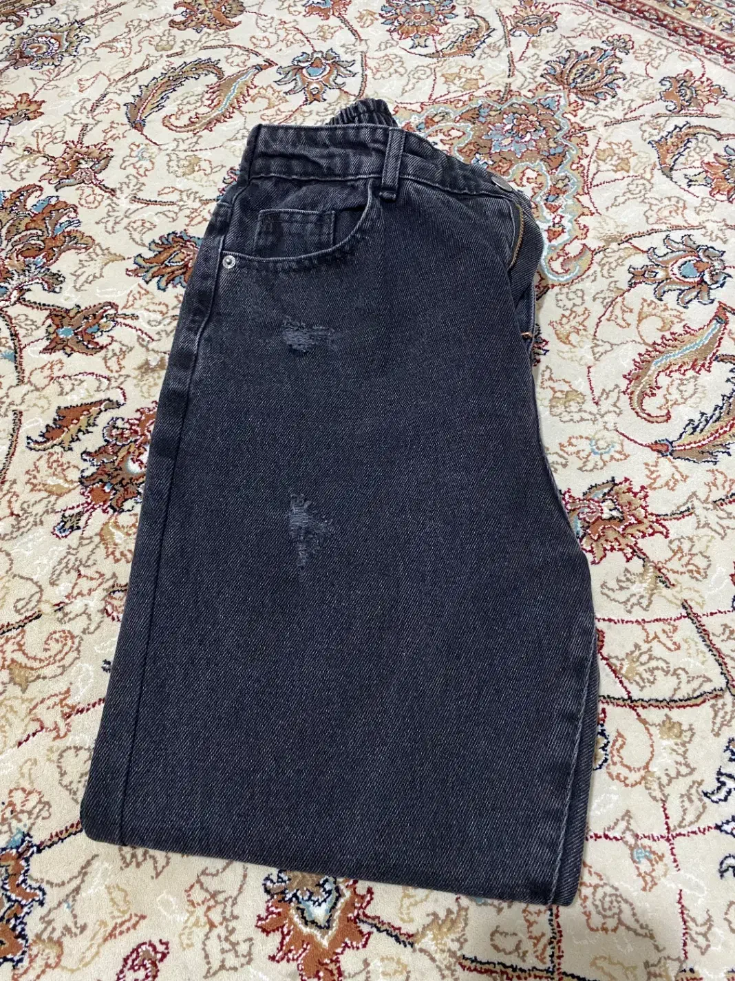 شلوار جین  مام فیت کاملا نو و سالم|لباس|زنجان, |دیوار