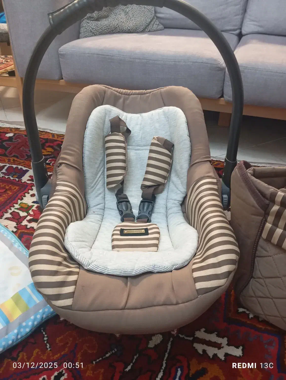 کریر،کیف بچه ست با کریر،قنداق فرنگی،قداق بزرگ|اسباب و اثاث بچه|تهران, زرکش|دیوار