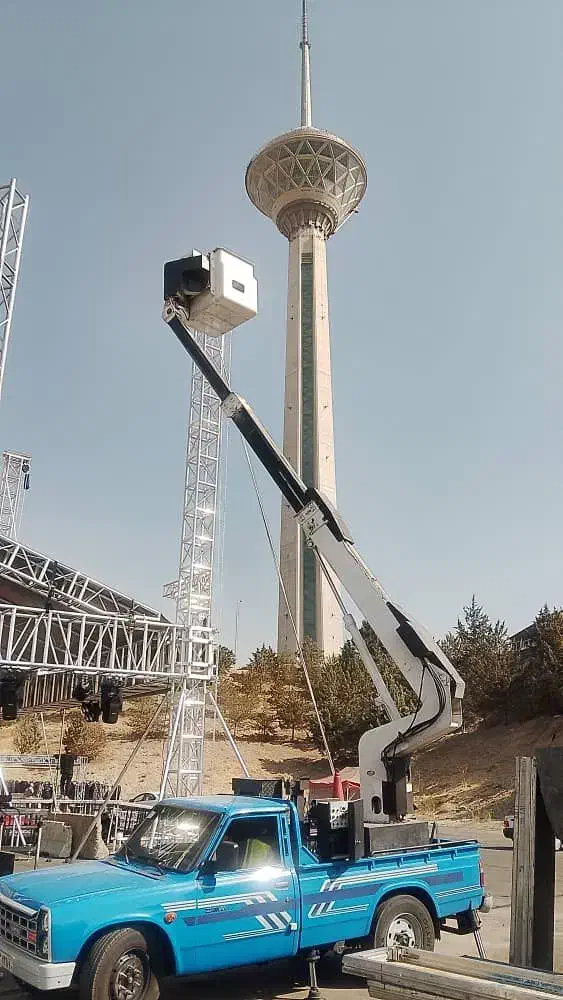 لجور بالابر تلسکوپی ۱۲ متر دسترسی|خدمات حمل و نقل|چهاردانگه (تهران), |دیوار