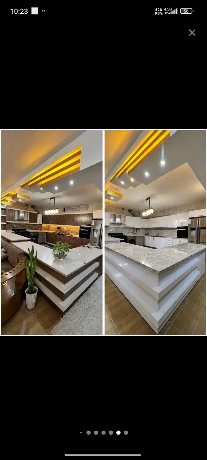 نصب برچسب کابینت هایگلاس (پی وی سی )|خدمات پیشه و مهارت|کرمانشاه, |دیوار