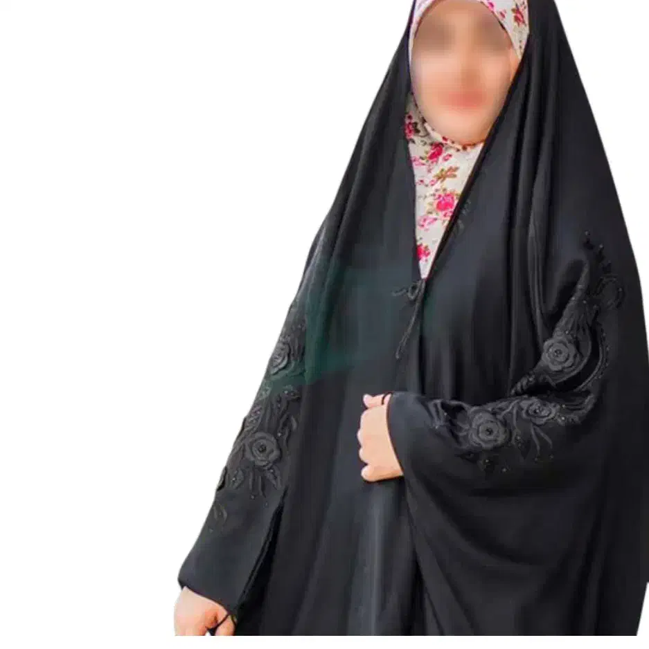 چادر مشکی عربی گلدوزی شده و سنگدوزی) j657htsd(|لباس|تهران, اباذر|دیوار