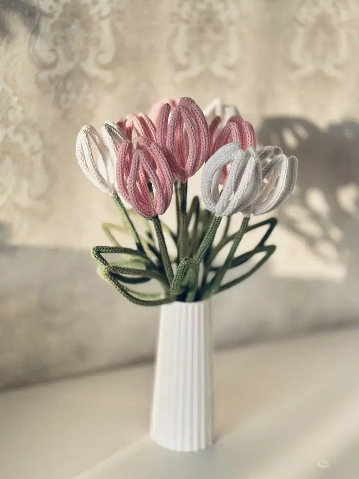 گل مصنوعی (بافتنی) گل مانا|گل مصنوعی|اصفهان, بیدآباد|دیوار