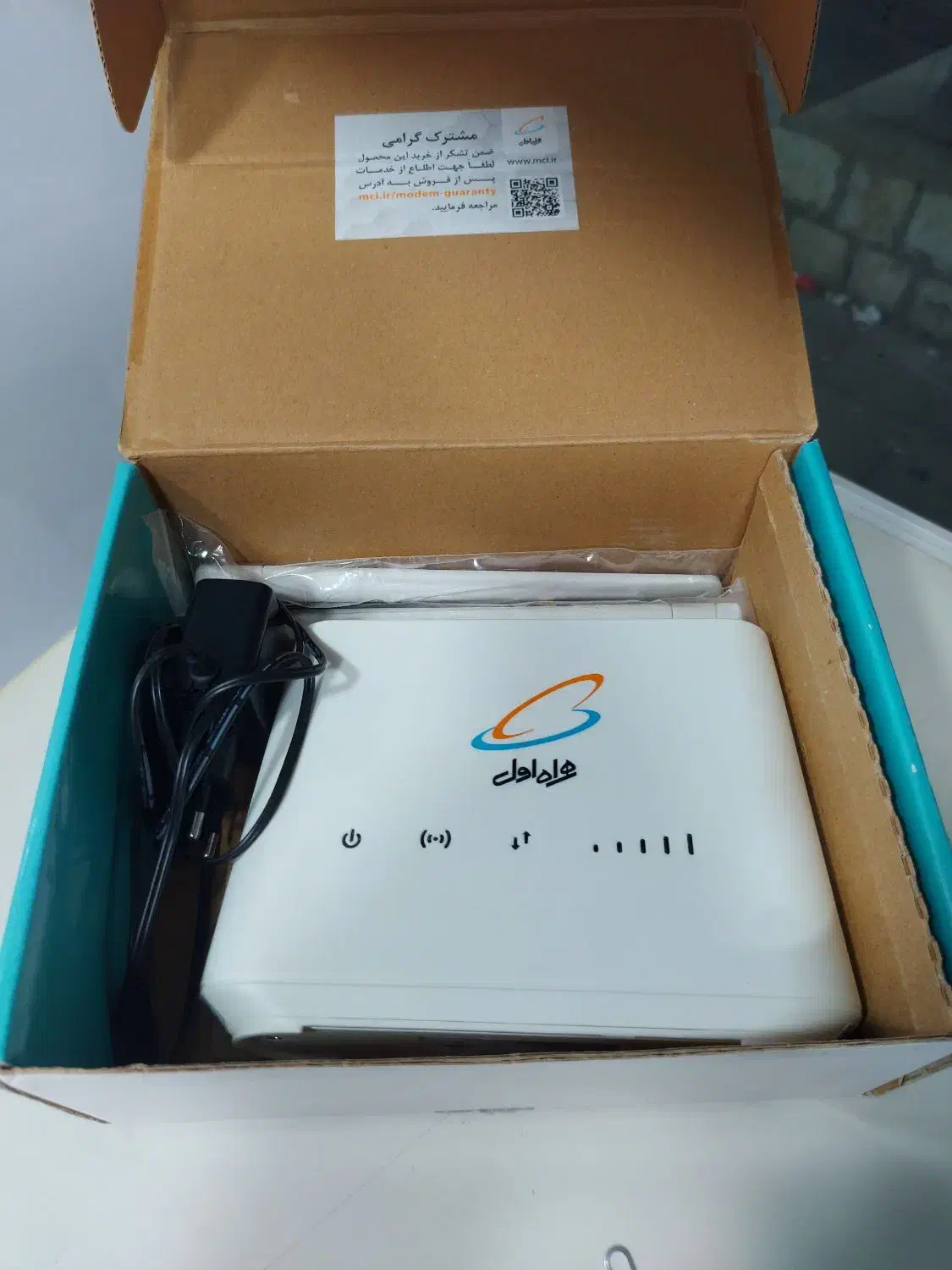 مودم سیم کارتی 4G همراه اول L443 در حد نو|مودم و تجهیزات شبکه|جوانرود, |دیوار