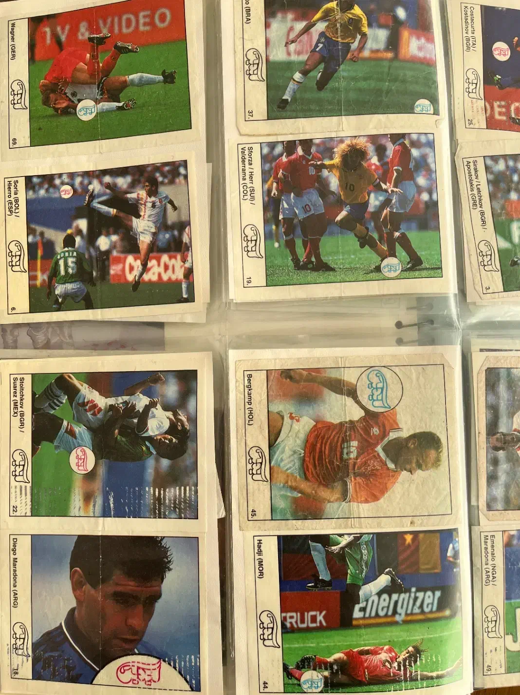 مجموعه کمیاب کارتهای جام جهانی ۹۴مناسب کلکسیونرها|کلکسیون سکه، تمبر، اسکناس|مشهد, جنت|دیوار