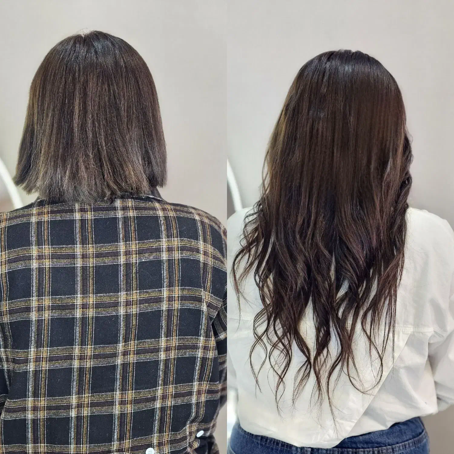 اکستنشن مو طبیعی|خدمات آرایشگری و زیبایی|شیراز, باغ تخت|دیوار