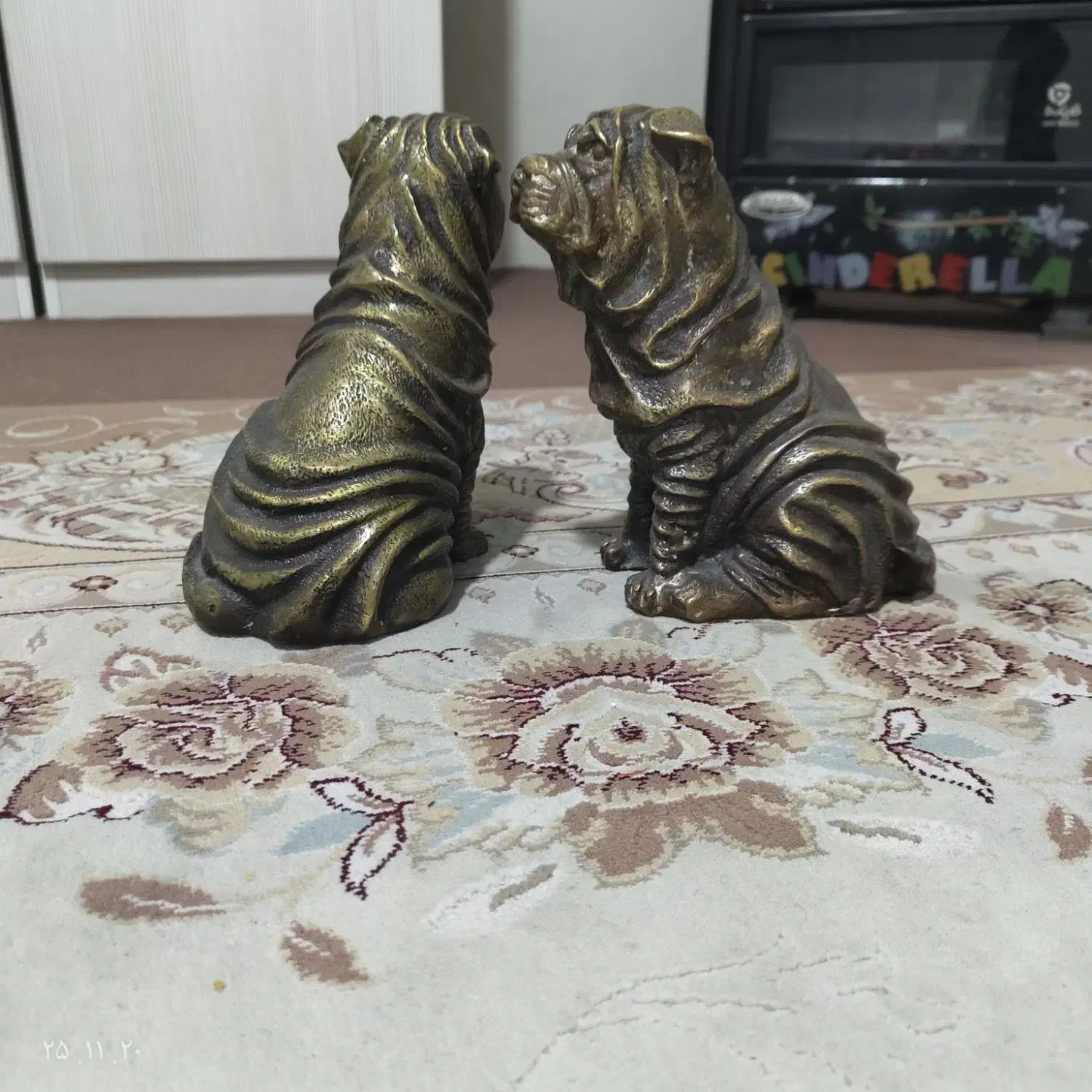 جفت مجسمه برنزی خارجی|مجسمه، تندیس، ماکت|تهران, تهرانسر شرقی|دیوار