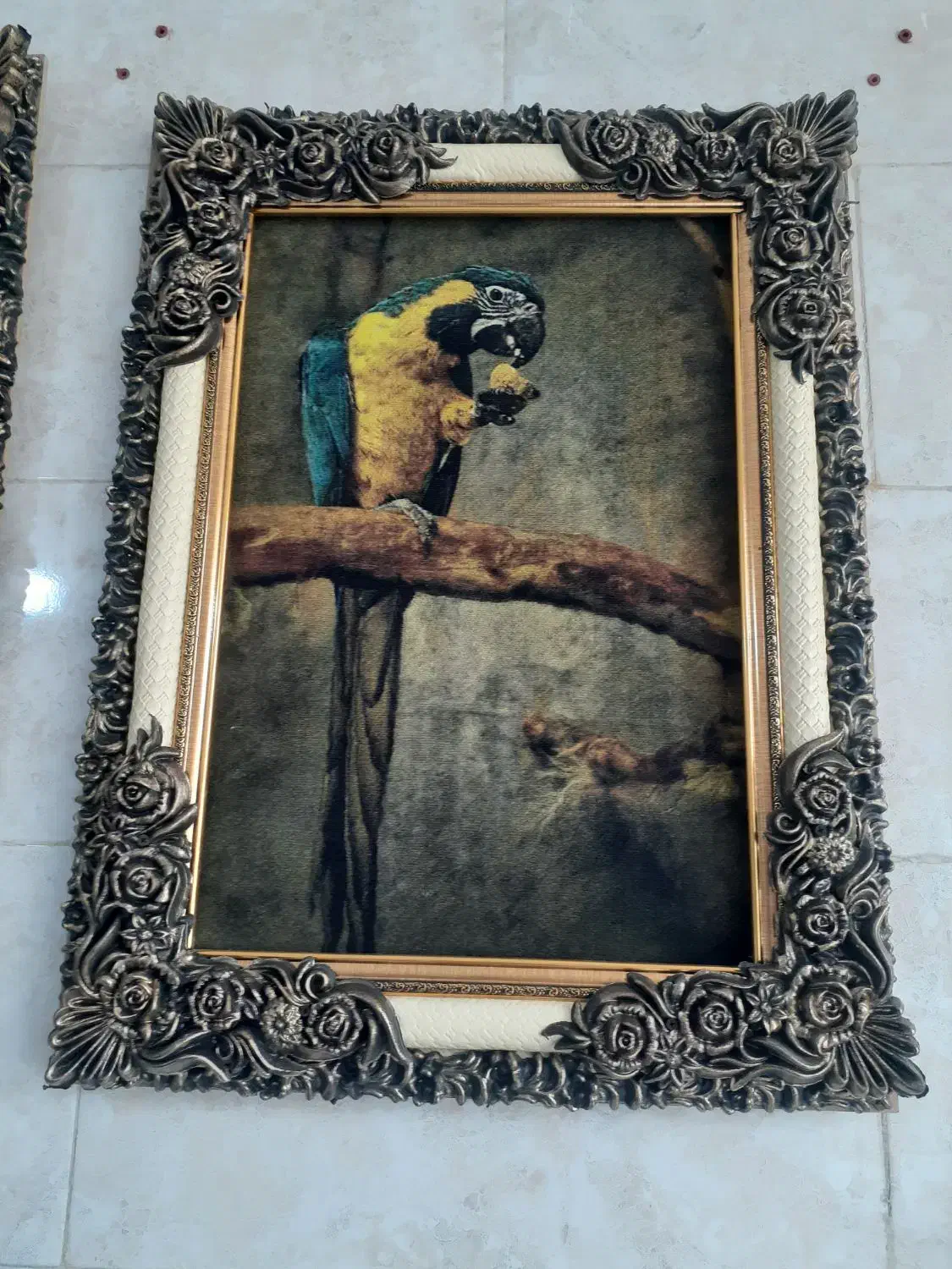 تابلوفرش ۱۲۰۰شانه|تابلو فرش|شهر بابک, |دیوار