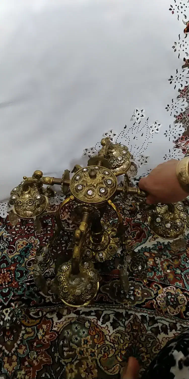 دوعددلوستربرنز|لوستر و چراغ آویز|تبریز, |دیوار