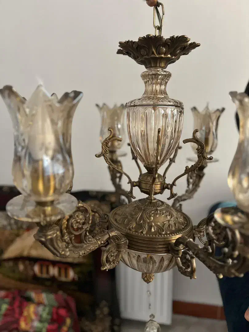 لوستر برنز اصل|لوستر و چراغ آویز|اندیشه, اندیشه فاز ۱|دیوار