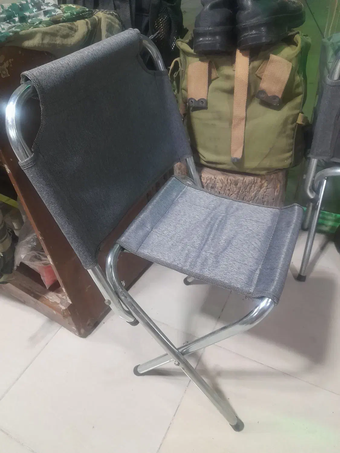 صندلی تاشو جنس زخیم مقاوم مرغوب خارجی|صندلی و نیمکت|گلبهار, شهر جدید گلبهار|دیوار