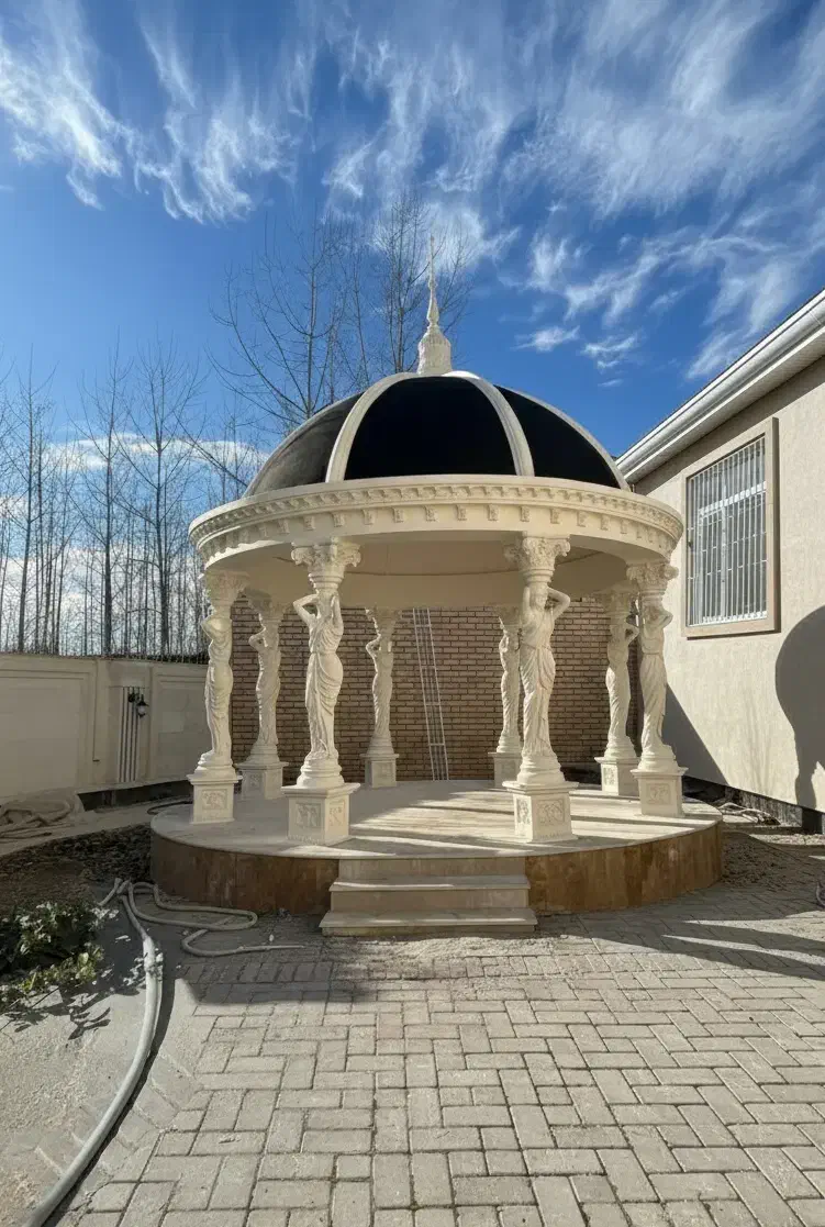 ستون پیش ساخته و سرستون مدل کله قوچی و نگین دار|مصالح و تجهیزات ساختمان|هشتگرد, شهرک آرتیمان|دیوار