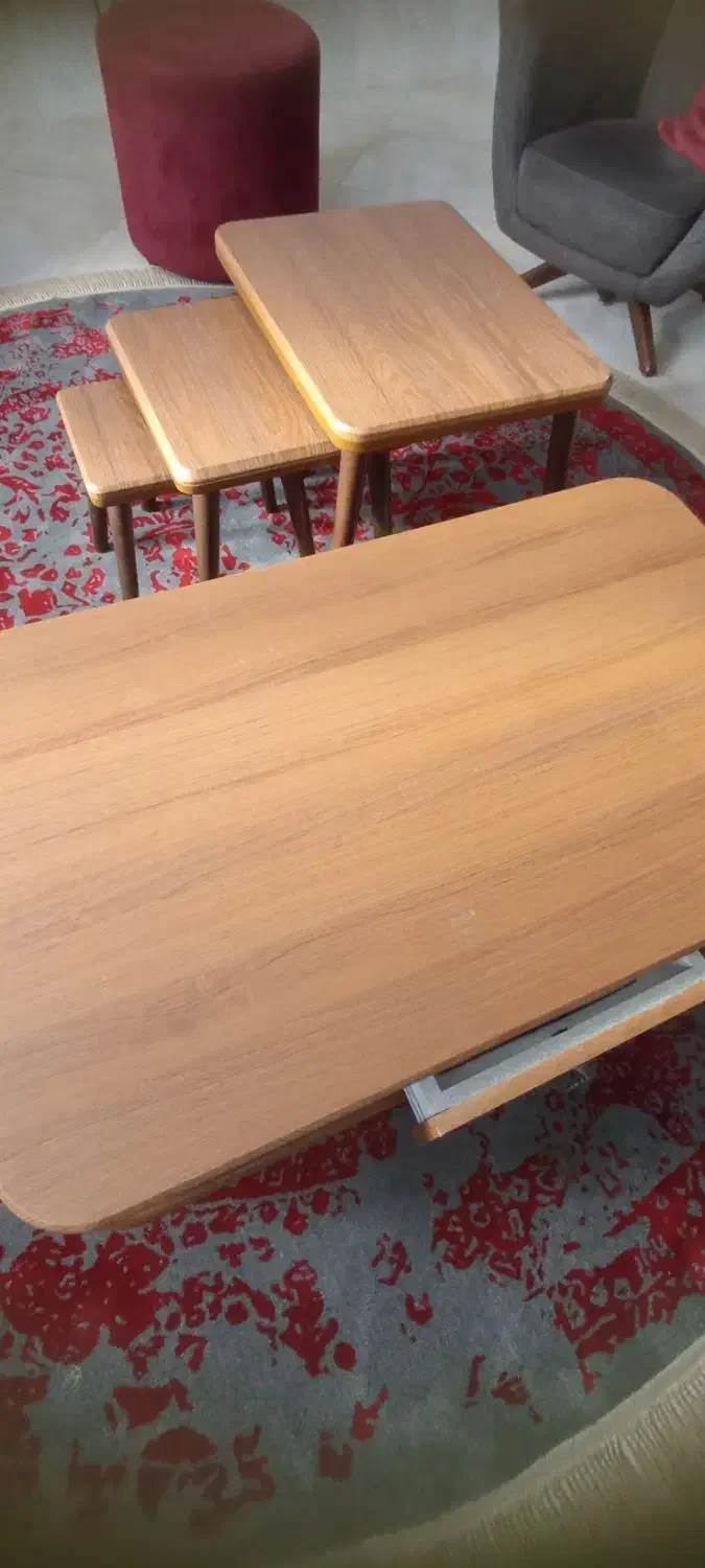 میز جلو مبلی بهمراه عسلی|مبلمان خانگی و میز عسلی|اسفراین, |دیوار