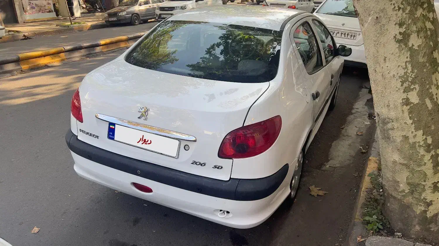 206 sd تیپ ۵ مدل96|خودرو سواری و وانت|لاهیجان, کوی خزر|دیوار
